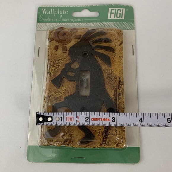 Figi Kokapelli Southwest Single Wallplate Light Switch Cover - Picture 6 of 7
